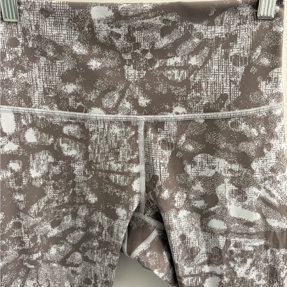 Lululemon Wunder Under High Rise Leggings Jacquard Starlight Grey Fog Size 6 - Picture 7 of 12